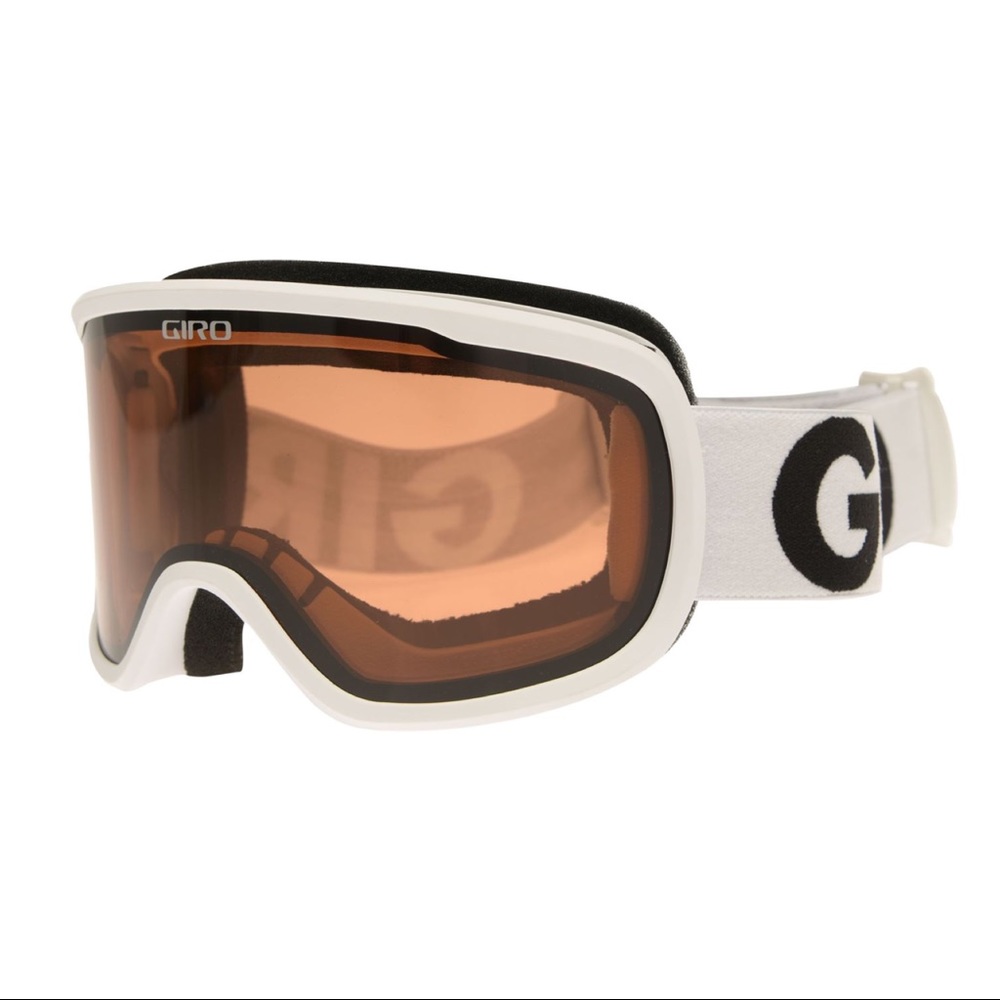Giro Boreal White Amber Ski Goggles